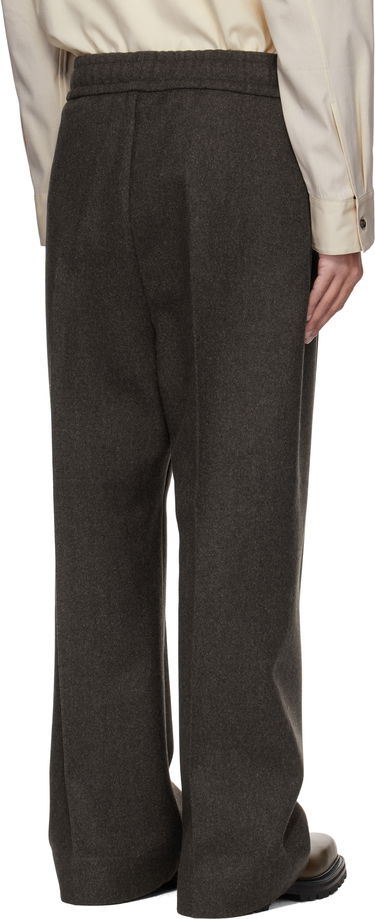 Nohavice Fear of God Fear of God Drawstring Wide Leg Trousers Šedá | FGE240-407HCT, 2