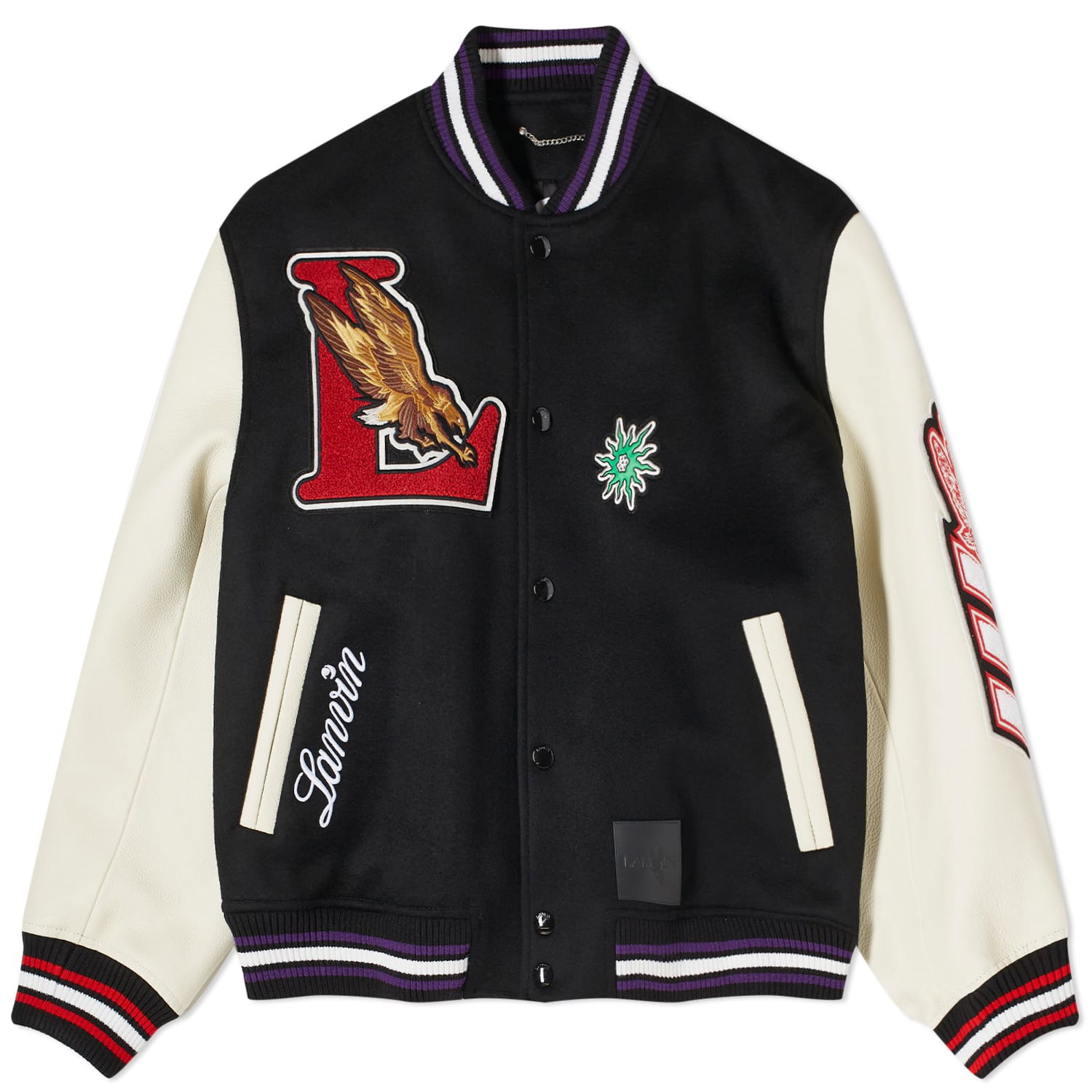 Bunda LANVIN Future Varsity Čierna | RM-JA0235-5942-P24-10, 0