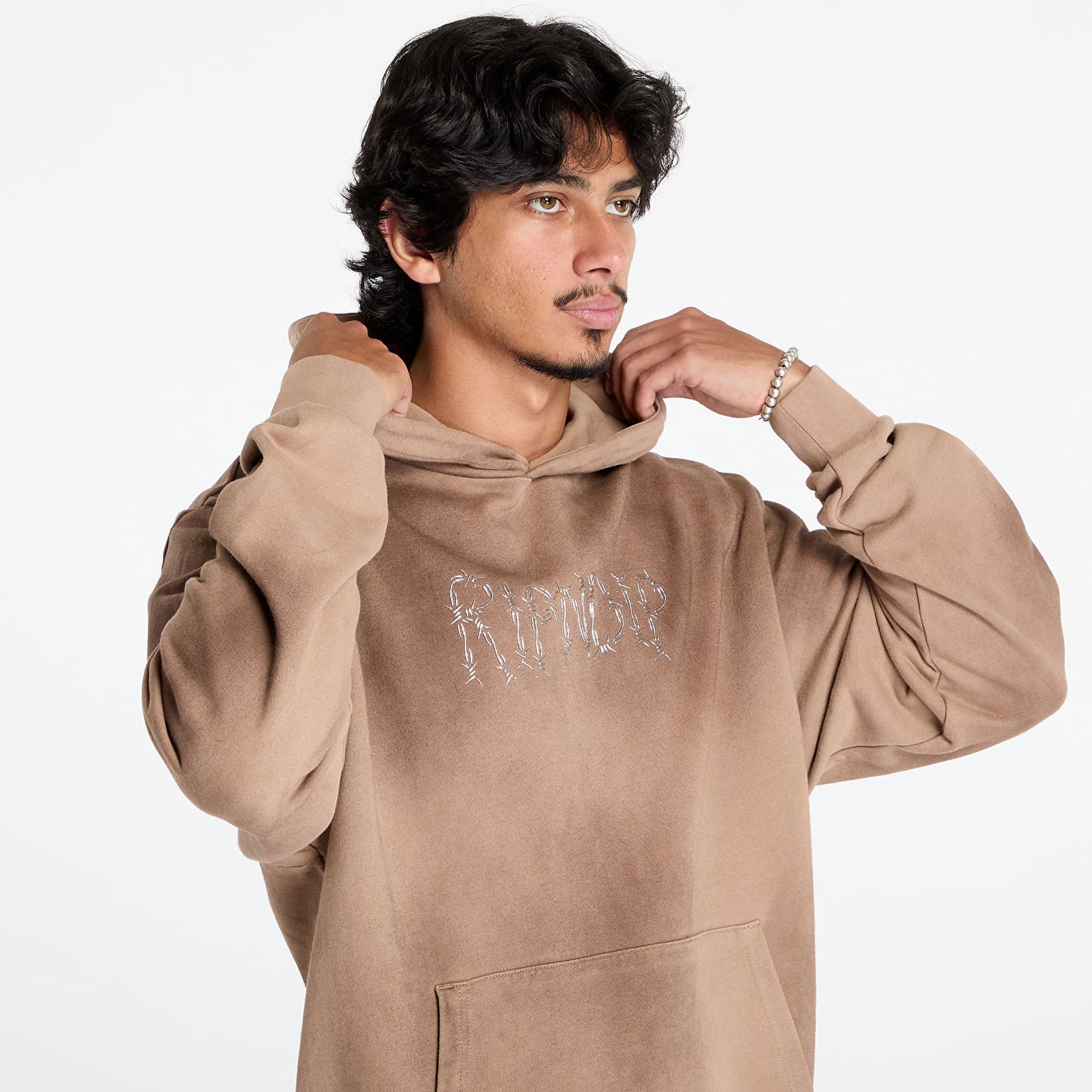 Mikina RIPNDIP Keep Out Hoodie Almond Béžová | RNDFAL24118, 1