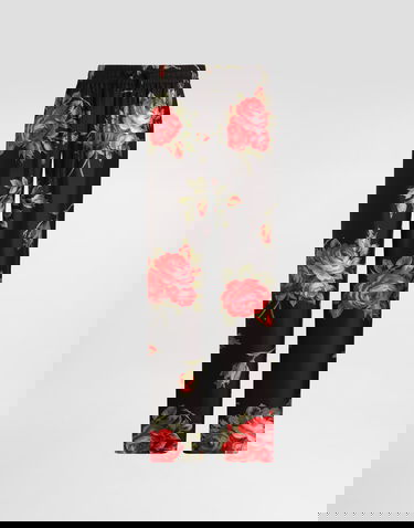 Nohavice Dolce & Gabbana Rose Bouquet-print Vanity Twill Trousers Collection Rôznofarebný | FTDIATIS11GHN5ZN, 0