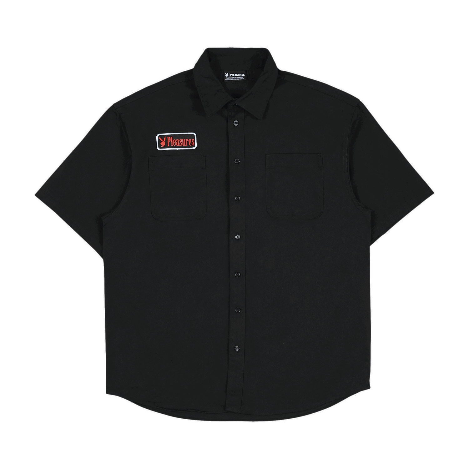 Košeľa Pleasures Playboy x Film Crew Work Shirt Čierna | P22PB023 BLAC, 0