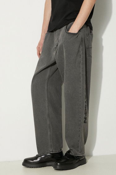 Džínsy AAPE by A Bathing Ape AAPE Relaxed Fit Jeans AAPJNMA665XXM Šedá | AAPJNMA665XXM, 3