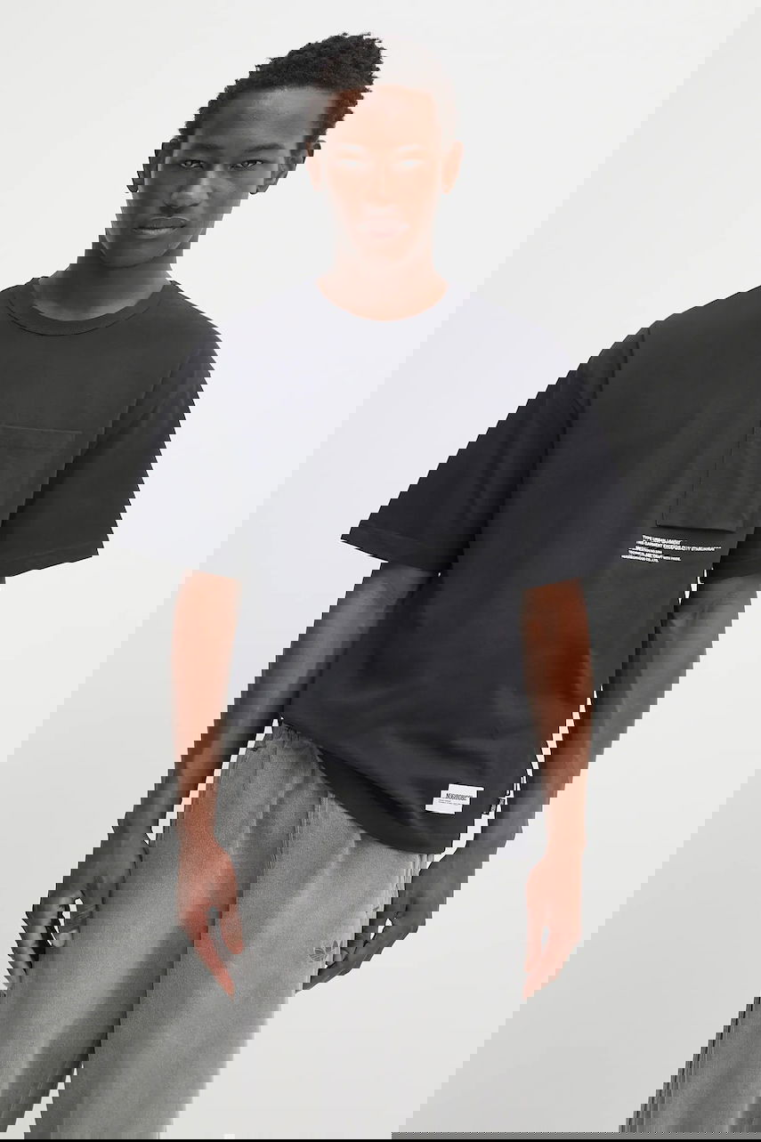Tričko Neighborhood NEIGHBORHOOD Sheltech Crewneck Graphic Pocket Tee Čierna | 251BWNH.CSM01, 0