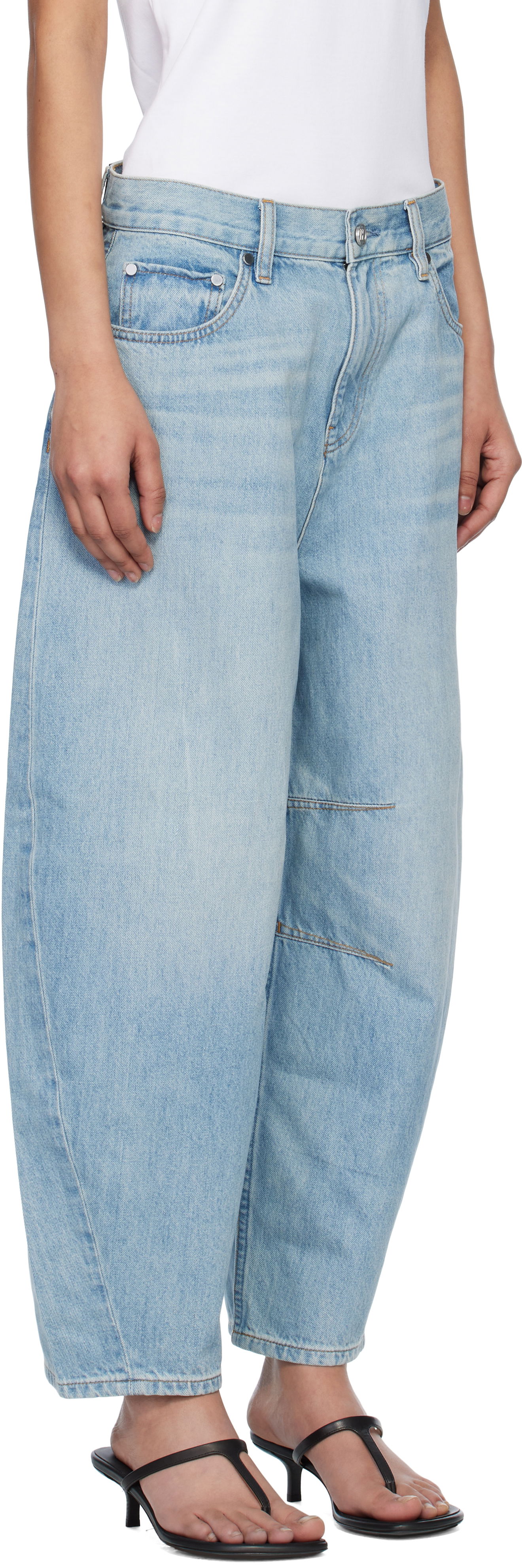 Džínsy Helmut Lang Helmut Lang Cocoon Jeans Modrá | O10DW204, 1