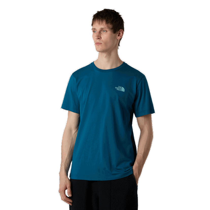 Tričko The North Face The North Face Vertical Logo Short Sleeve T-Shirt Modrá | NF0A8EE7BSI1