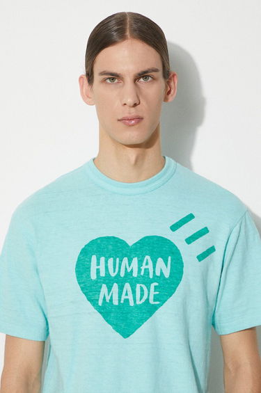 Tričko Human Made Graphic Print T-Shirt Tyrkysová | HM27CS006, 4