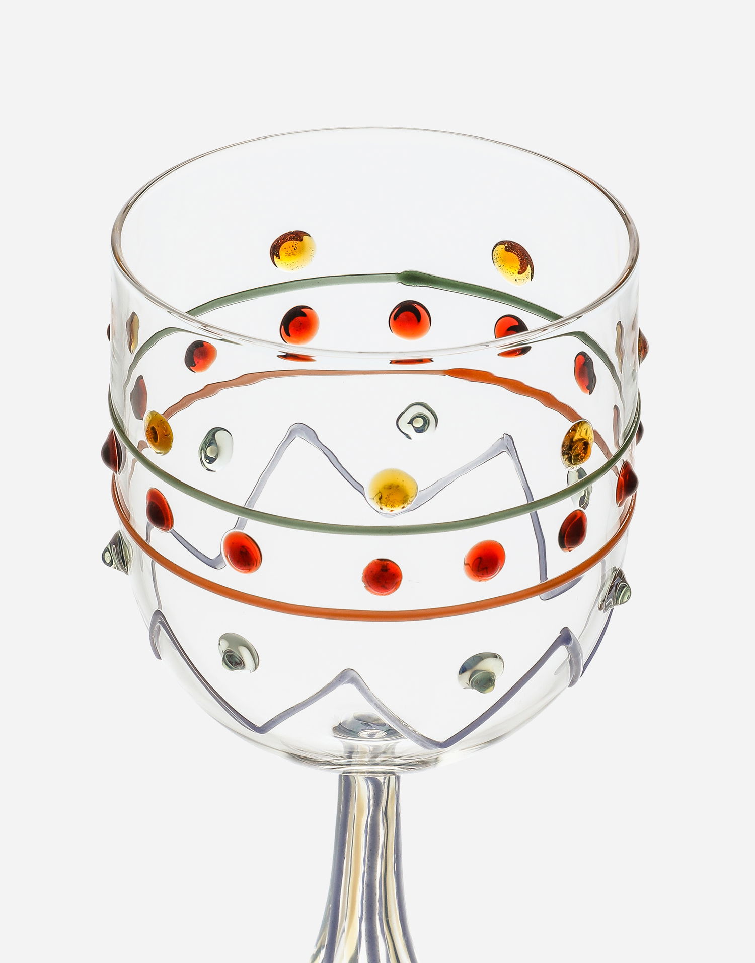 Home decor Dolce & Gabbana Multicolor Wine Glass Rôznofarebný | TCB001TCALVUC121, 1
