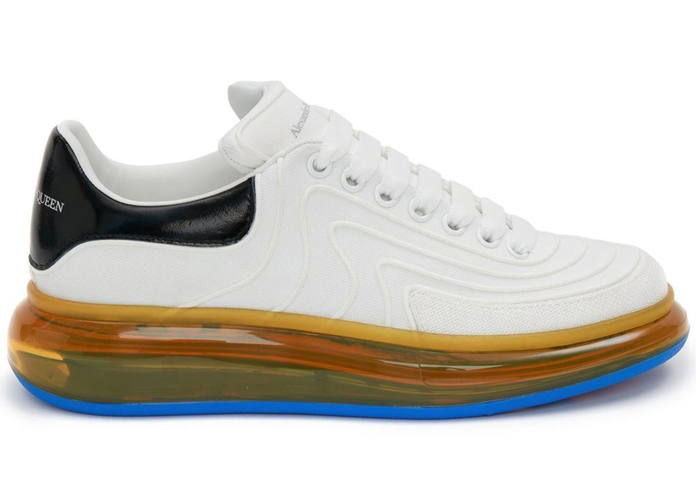 Tenisky a topánky Alexander McQueen Oversized White Yellow Clear Sole Biela | 712531W4U838984, 0
