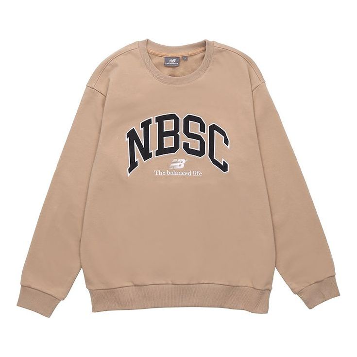 Mikina New Balance Logo Crew Neck Sweatshirt Béžová | 5CC44333-BEI, 0