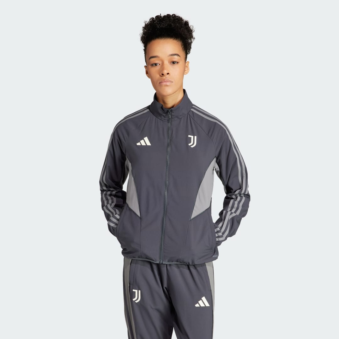 Bunda adidas Performance Juventus Anthem Track Jacket Šedá | HZ4984, 0