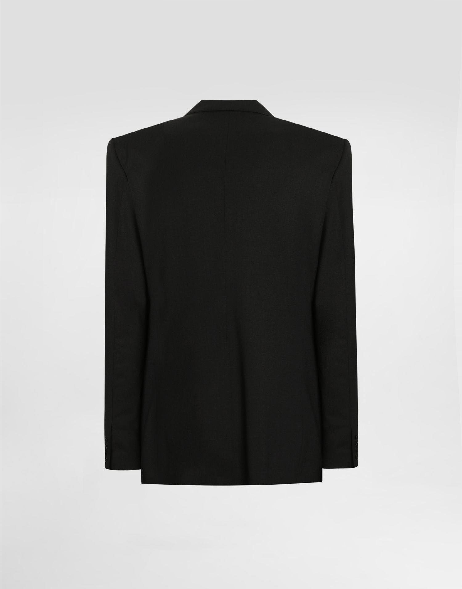 Bunda Dolce & Gabbana Sicilia Single-breasted Wool Jacket Čierna | G2PQ4TFUBGCN0000, 1