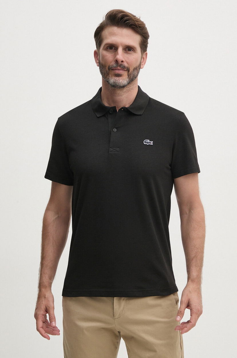 Polo tričko Lacoste Lacoste Polo Shirt Čierna | DH5522