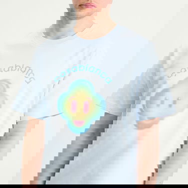 Tričko Casablanca Airbrush Smiley Classic T-Shirt Modrá | M-SP26-JTS-001-09, 5