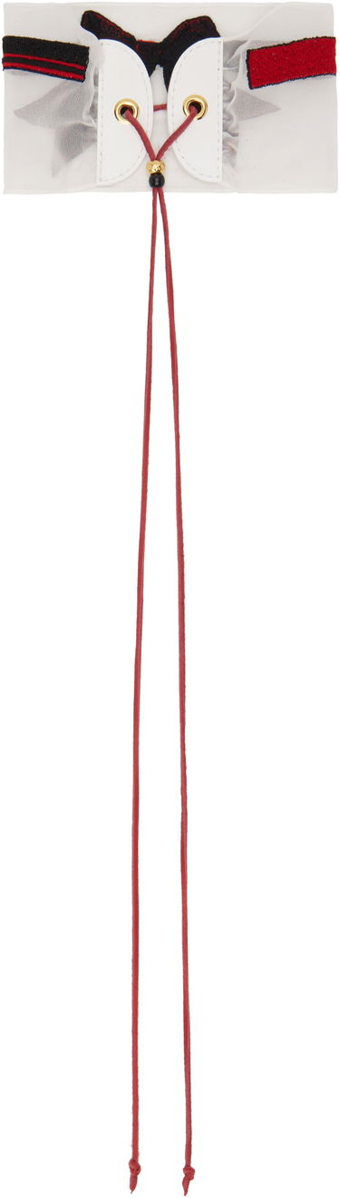 Opasok UNDERCOVER Undercover Ribbon Tie Choker Červená | UC1E1N01-2, 1