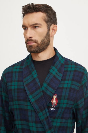 Pyžamo Polo by Ralph Lauren Flannel Dressing Gown Rôznofarebný | 714915986, 3