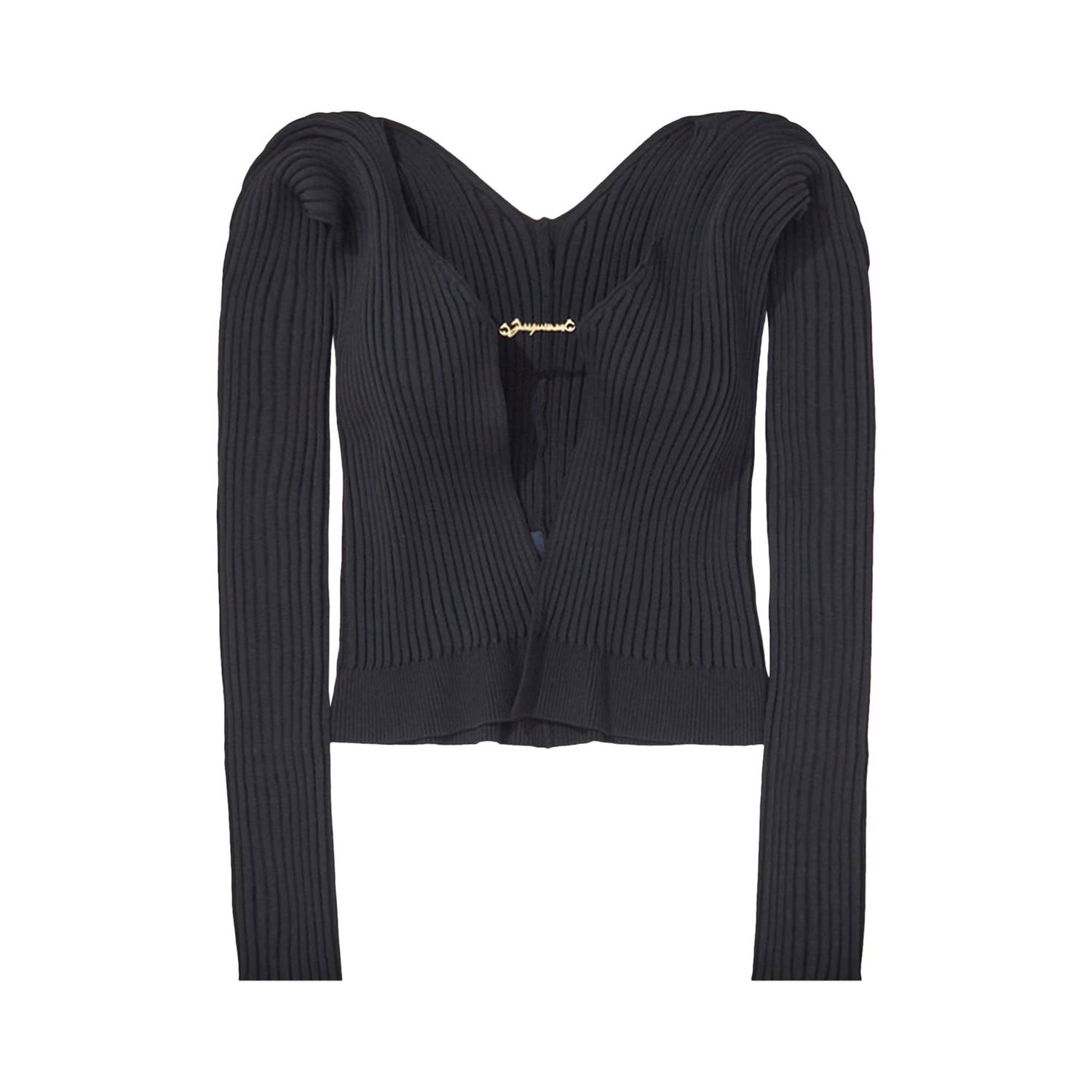 Sveter Jacquemus La Maille Pralu Longue Cardigan Čierna | 223KN500 2190 990, 1