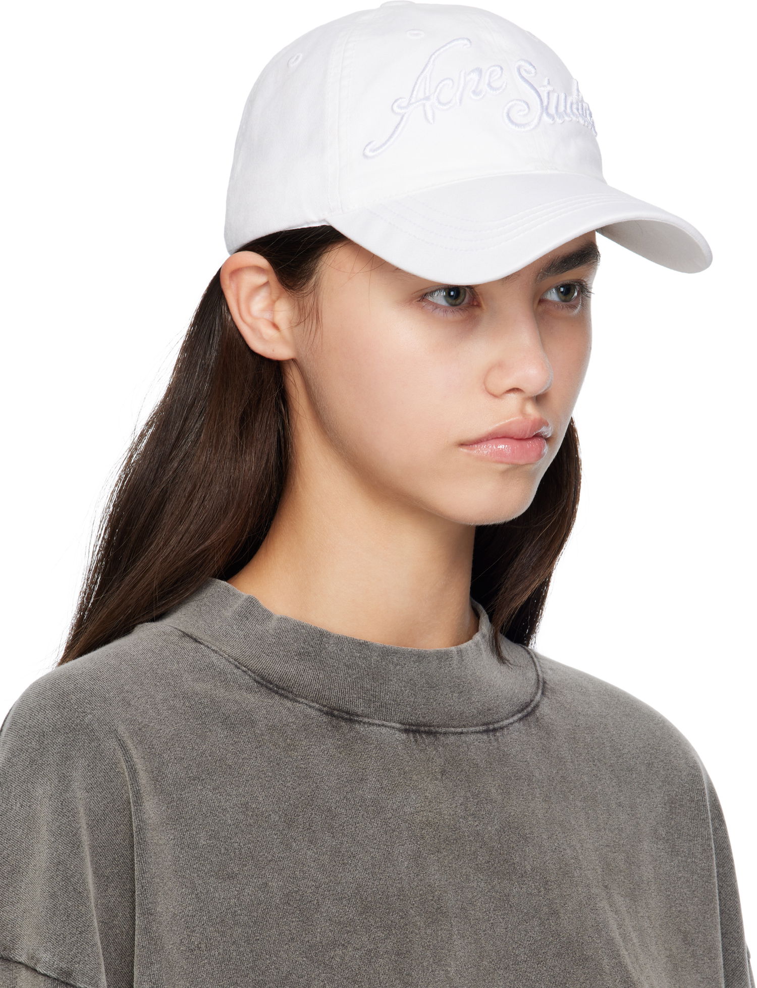 Šiltovka Acne Studios Logo Cap Biela | C40416-, 1