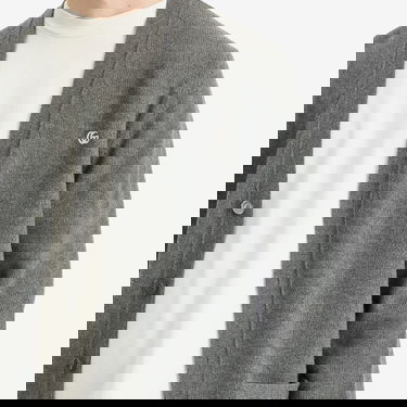 Sveter Gucci Gucci Monogram Wool Cashmere Cardigan, Large Šedá | 815009-XKEK5-1078, 5