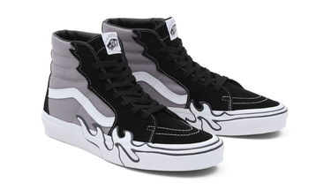 Tenisky a topánky Vans SK8-Hi Flame Šedá | VN0005UJBGF, 4