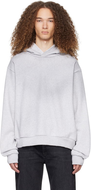 Mikina Acne Studios Distressed Hoodie Šedá | CI0159-, 0