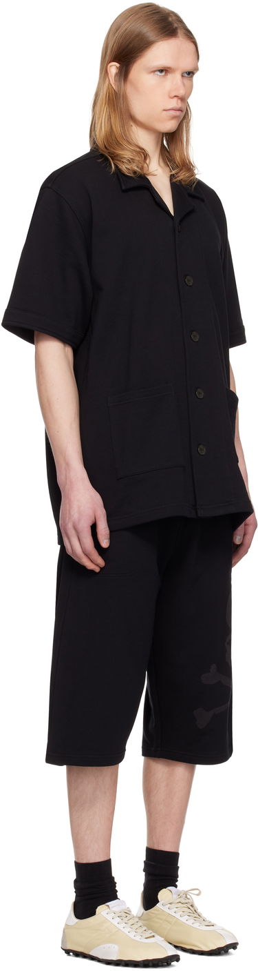 Košeľa Mastermind WORLD Mastermind World Short Sleeve Pajama Shirt and Shorts Set Čierna | MW25C14-PJ001-605, 1