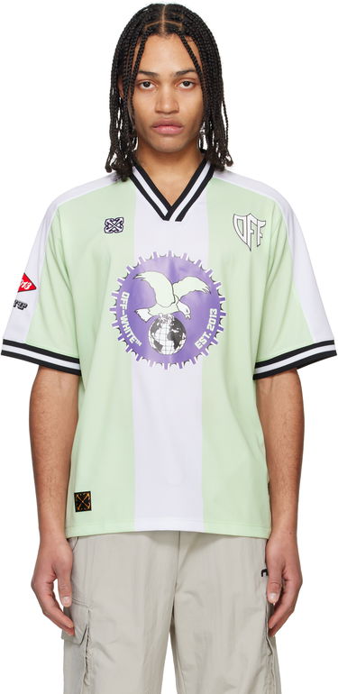 Dres Off-White Off-White Cap 23 Soccer Jersey Zelené | OMAD00AS25JER0011410, 0