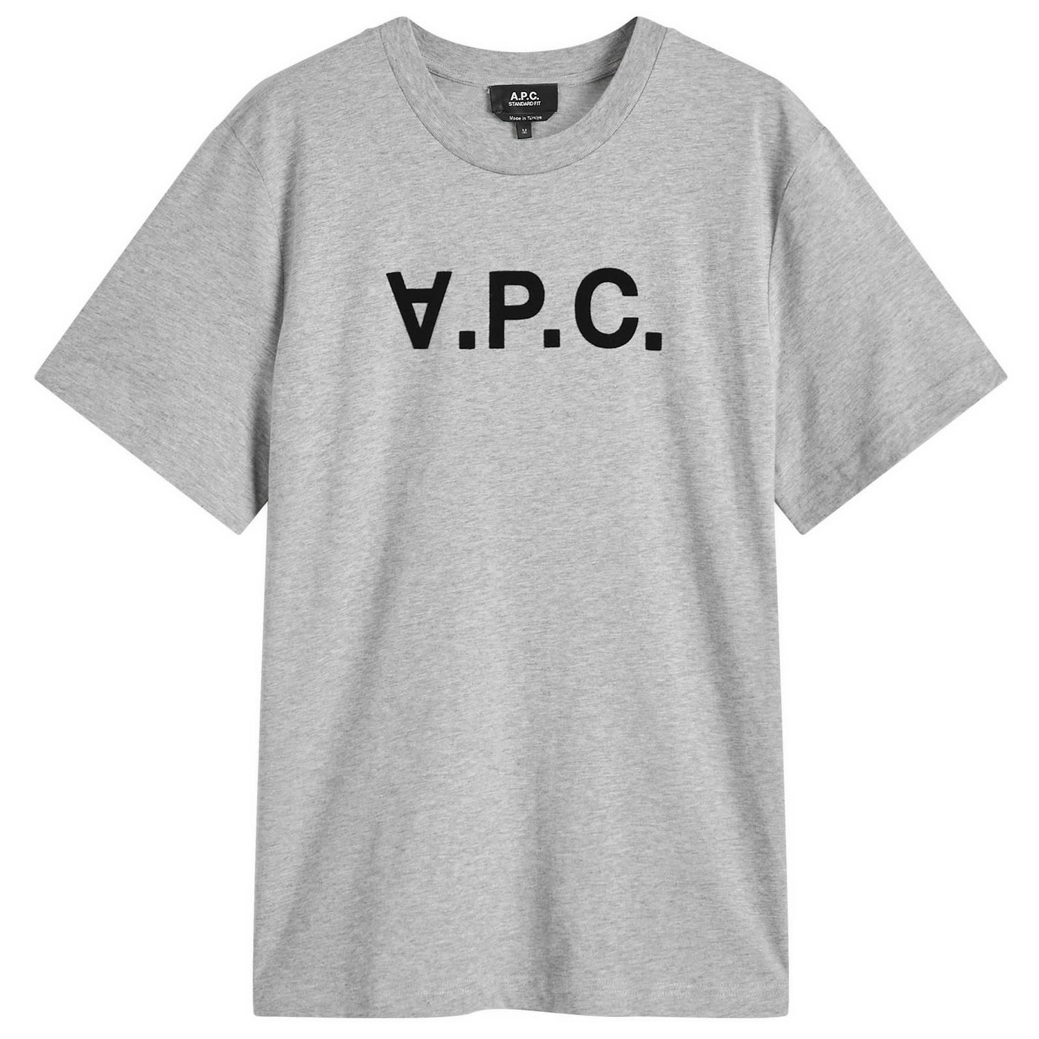 Tričko A.P.C. VPC Logo T-Shirt Heathered Grey Šedá | COHBM-M26384-TPI, 1