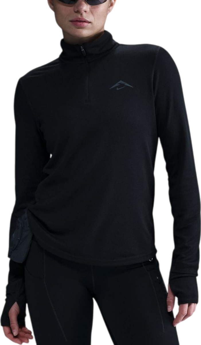 Sveter Nike Nike Trail Long-Sleeve Running Top Čierna | hj2248-010, 0