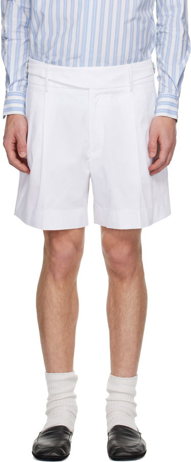 Šortky Dolce & Gabbana Pleated Shorts Biela | GP10WTFUFNV, 0