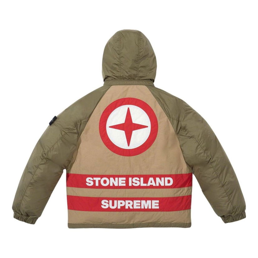 Prešívaná bunda Supreme Reversible Down Puffer Jacket Zelené | SUP-FW23-166