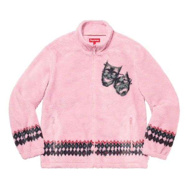 Sveter Supreme Drama Mask Fleece Jacket Ružová | SUP-SS20-388