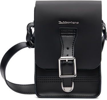 Taška cez rameno Dr. Martens Leather Vertical Crossbody Bag Dr. Martens Čierna | AD055001, 0