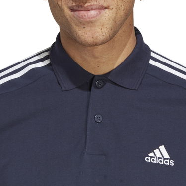 Polo tričko adidas Performance 3-Stripes Polo Shirt Navy | IC9311, 4