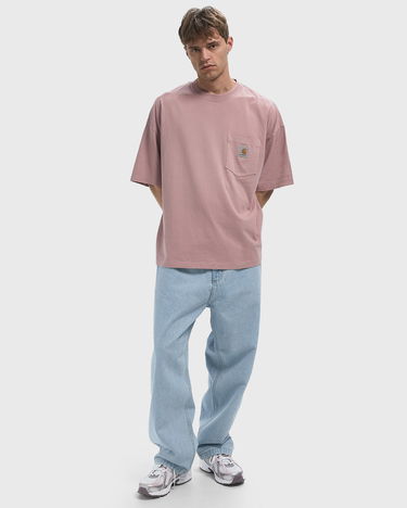 Tričko Carhartt WIP Hudson Pocket T-Shirt Ružová | I035140-1XF.5F, 2