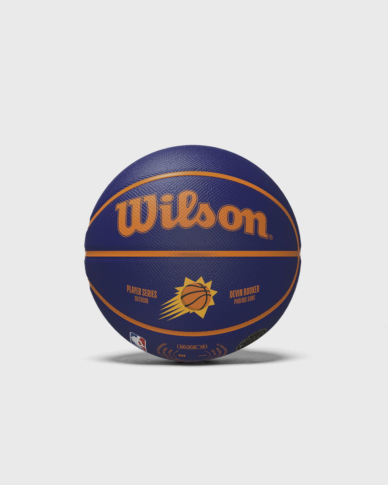 Športový doplnok Wilson Tennis NBA Player Icon Mini Devin Booker Size 3 Basketball Navy | WZ4019801XB3, 0
