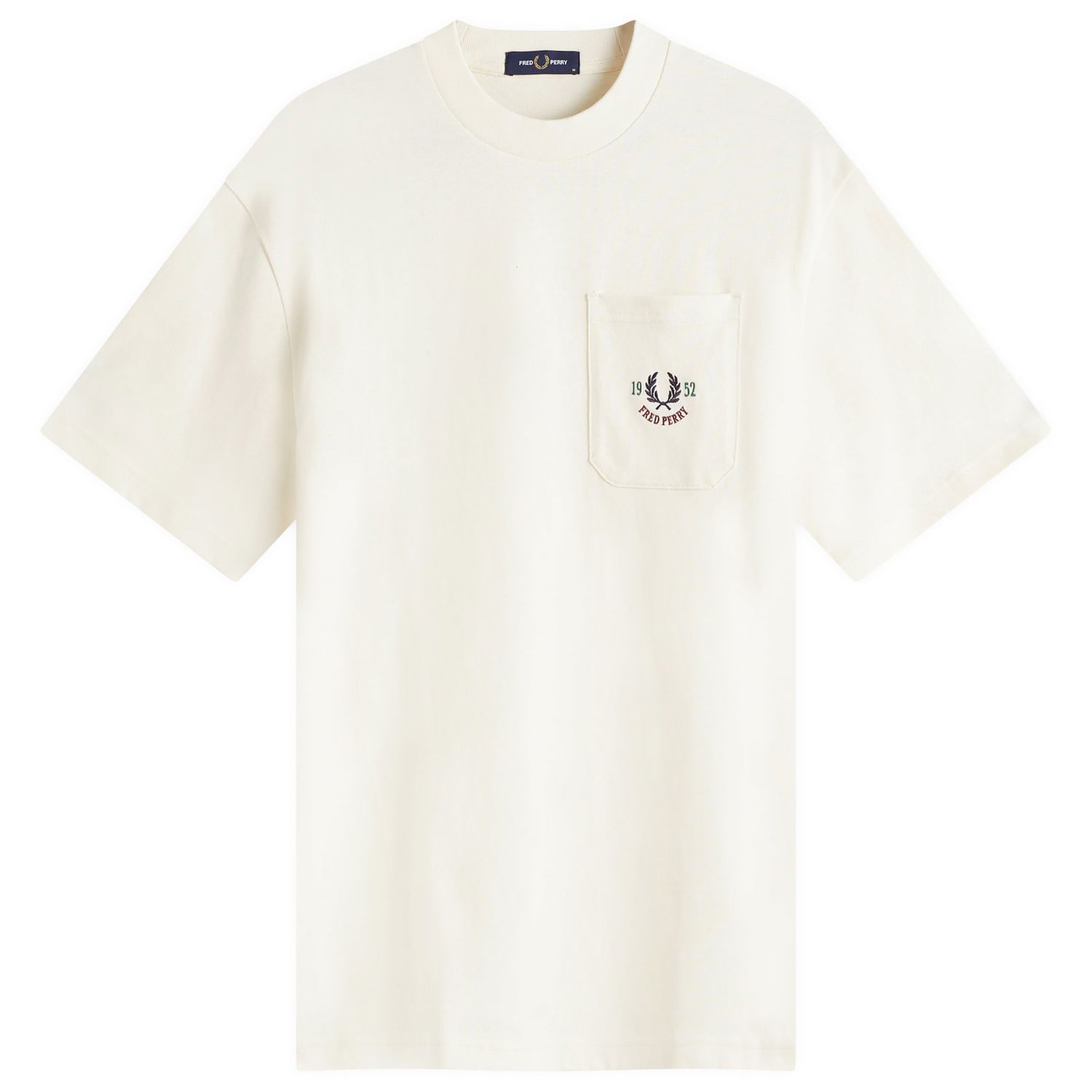Tričko Fred Perry Fred Perry Relaxed Fit 1952 Pocket T-Shirt Biela | M9827-560, 1
