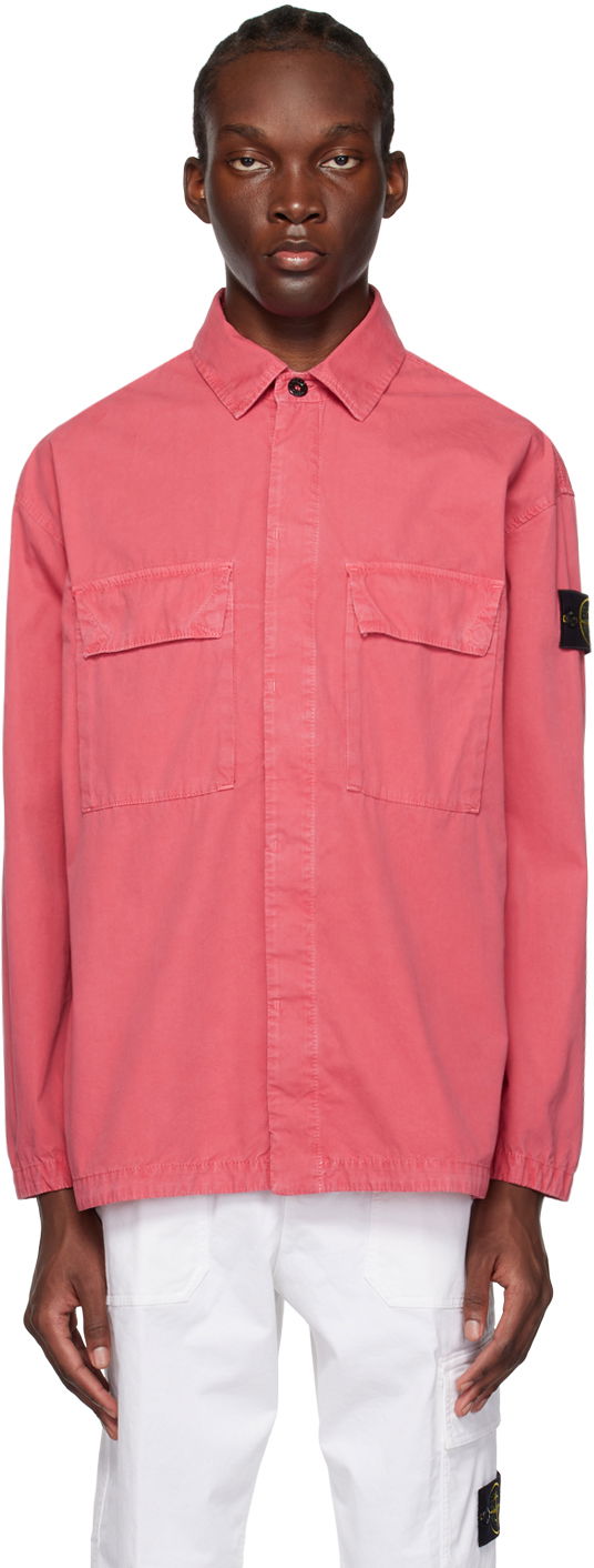Košeľa Stone Island Old Treatment Ružová | 7815115WN, 0