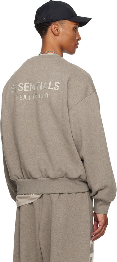 Mikina Fear of God Fear of God ESSENTIALS Classic Fit Fleece Crewneck Sweatshirt Šedá | 192SP252043F, 2