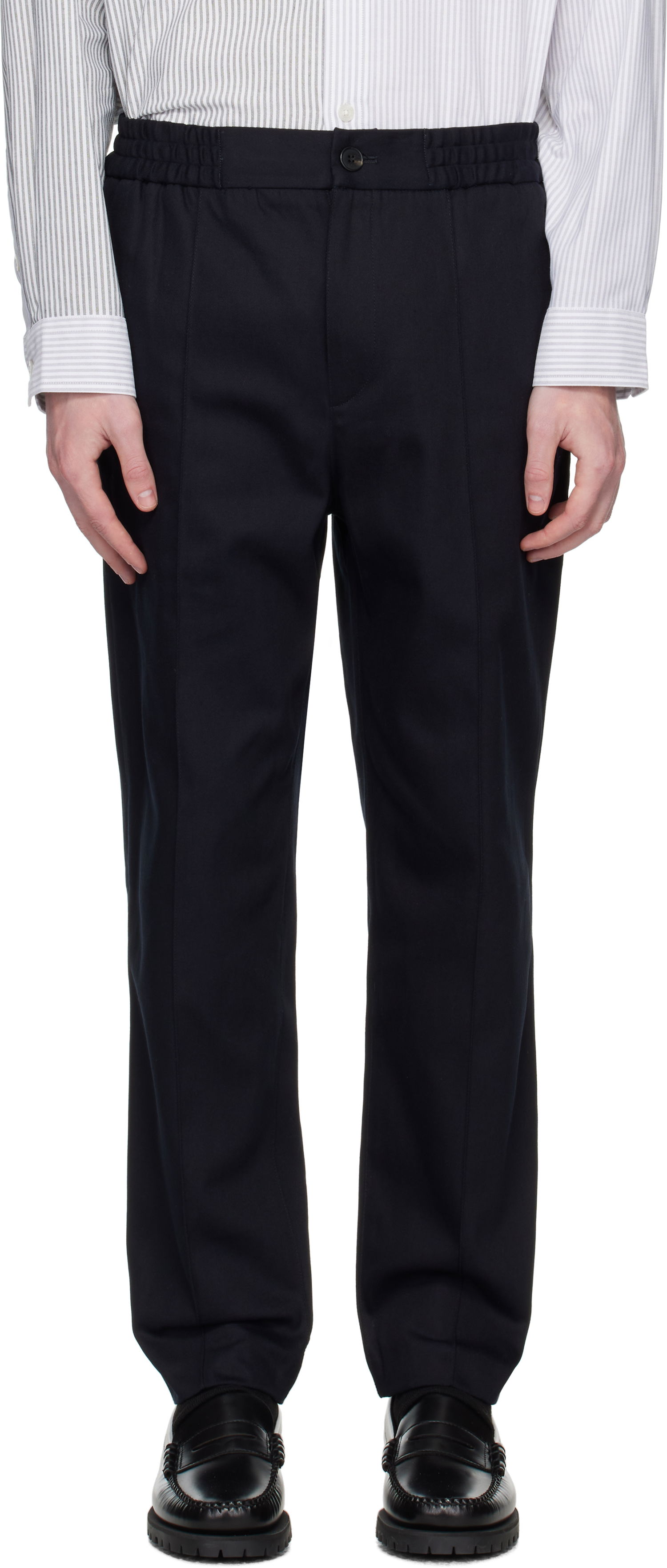 Nohavice A.P.C. A.P.C. Joaquin Dress Pants Navy | COFCO-H08454, 0