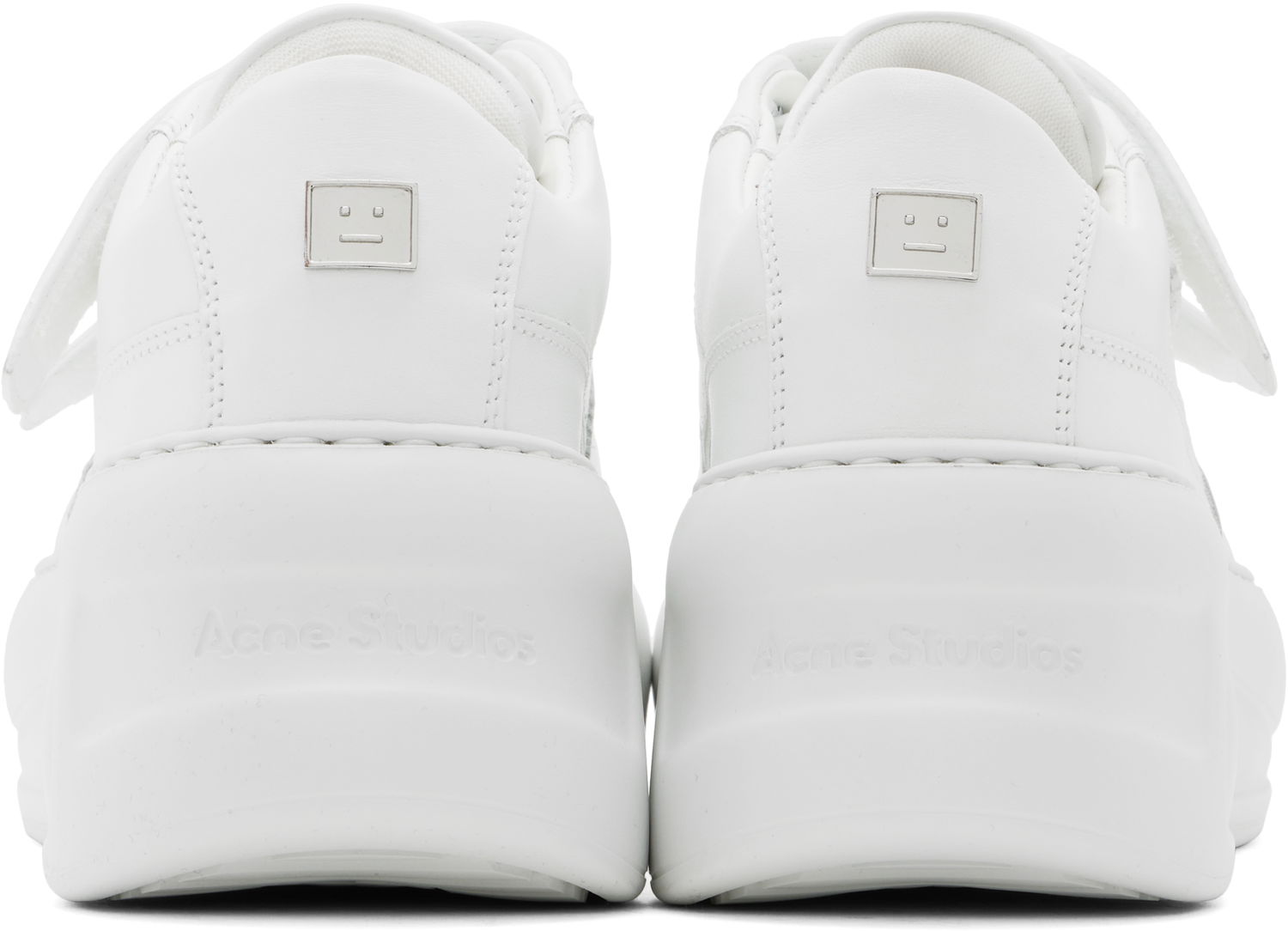 Tenisky a topánky Acne Studios Velcro Strap Platform Sneakers Biela | CD0001-, 1