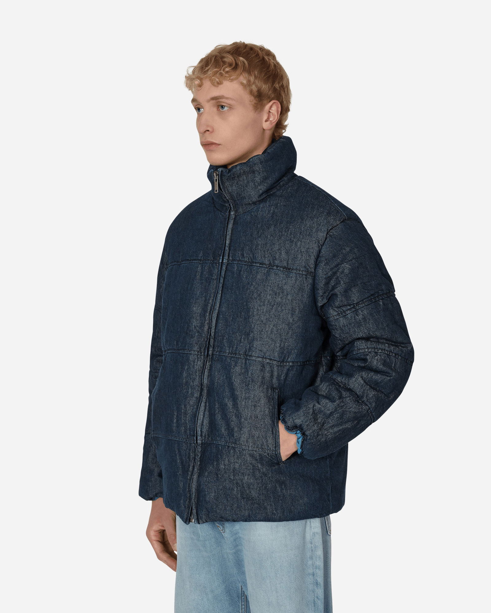 Denim Puffer Jacket