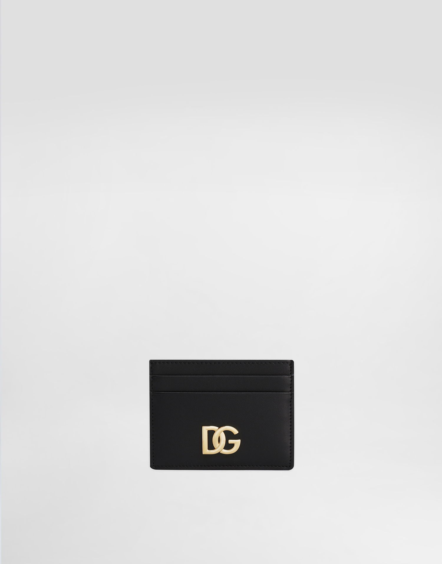 Peňaženka Dolce & Gabbana Calfskin Card Holder With Dg Logo Onesize Čierna | BI0330AW57680999, 0