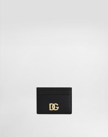 Peňaženka Dolce & Gabbana Calfskin Card Holder With Dg Logo Onesize Čierna | BI0330AW57680999, 0