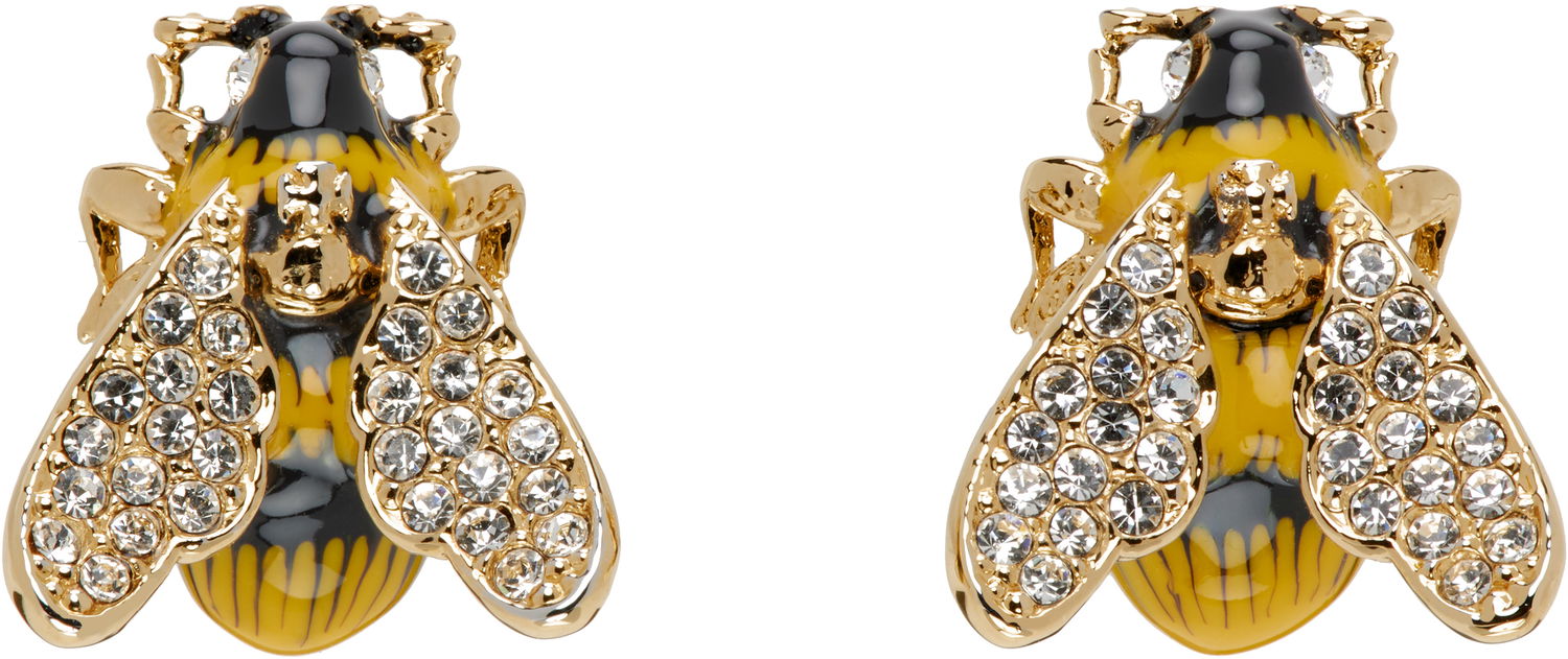 Náušnice Vivienne Westwood Vivienne Westwood Bumble Bee Crystal Earrings Žltá | 62010361-02R865-, 0