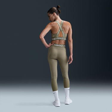 Legíny Nike Pro Mid-Rise Mesh Leggings Zelené | CZ9779-320, 2