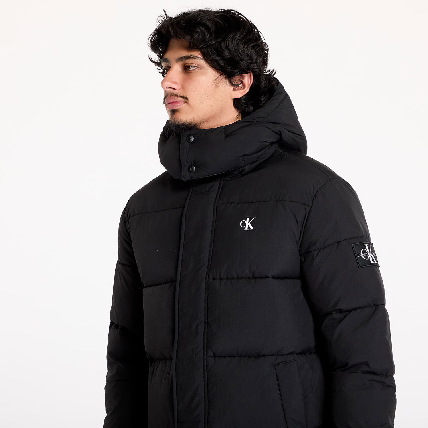 Parka CALVIN KLEIN Essentials Non Down Jacket Black Čierna | J30J326109 BEH, 1