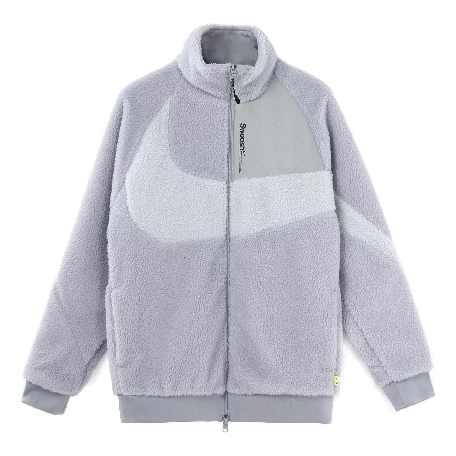 Bunda Nike Fleece Logo Jacket Šedá | FB1910-012, 0