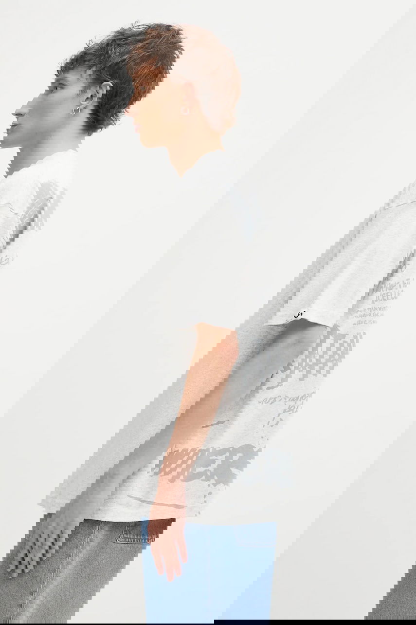 Tričko AAPE by A Bathing Ape All-Over Graffiti Print Short Sleeve T-shirt Theme Main Šedá | AAPTEM1755XAP, 1