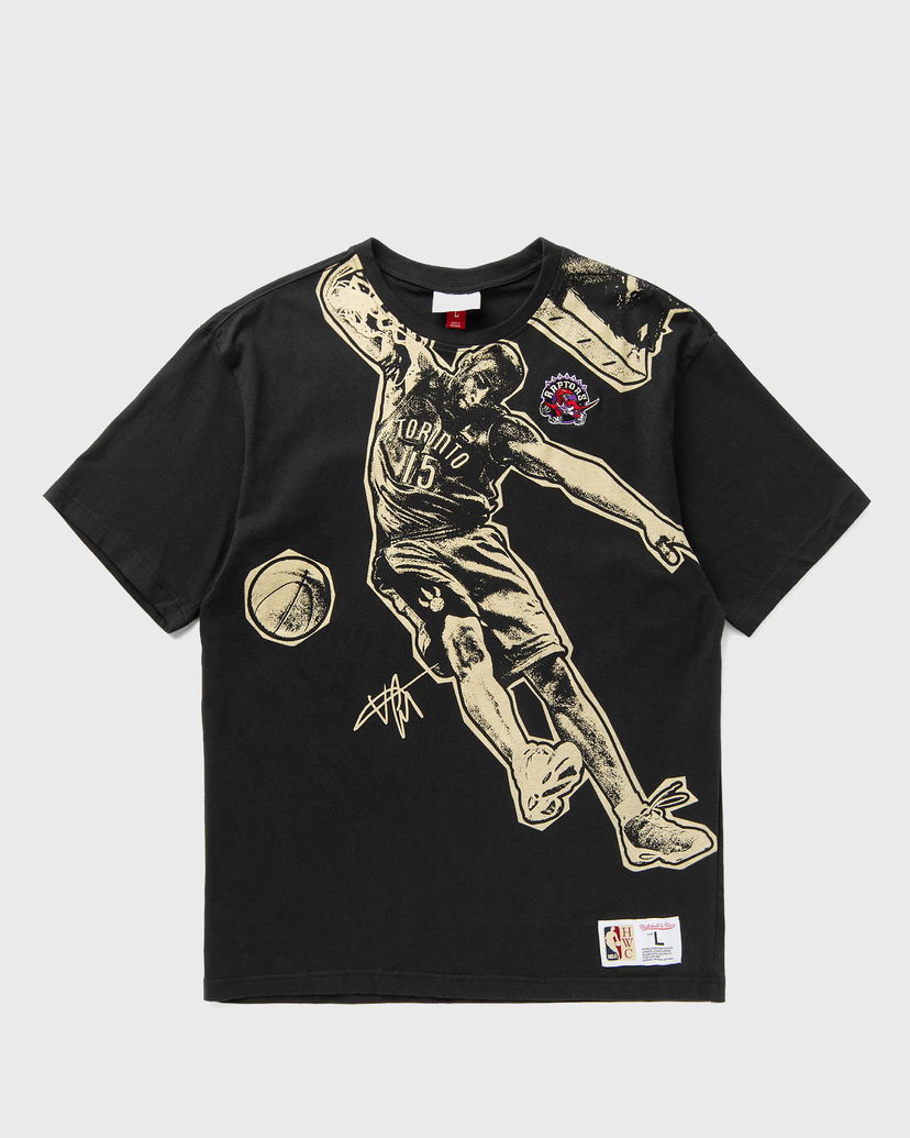 Tričko Mitchell & Ness Toronto Raptors Vince Carter Vintage Logo Player T-Shirt Čierna | NN12306-TRABLCK