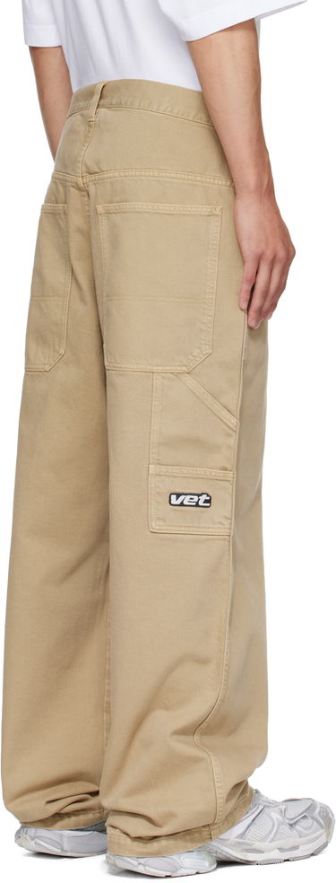 Džínsy VETEMENTS Vetements Hip-Hop Pants Béžová | UH76PA250BE, 2